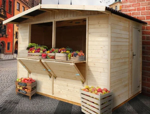 Értékesítési stand - 3,36 x 2,65 m - padlóval - Image 3