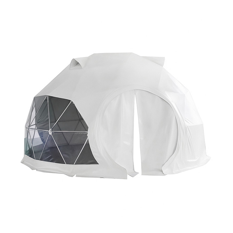 Egész évben használható gömb alakú sátor, kupola, Ø 7m, 38m2, PVC ajtó, glamping - Image 2